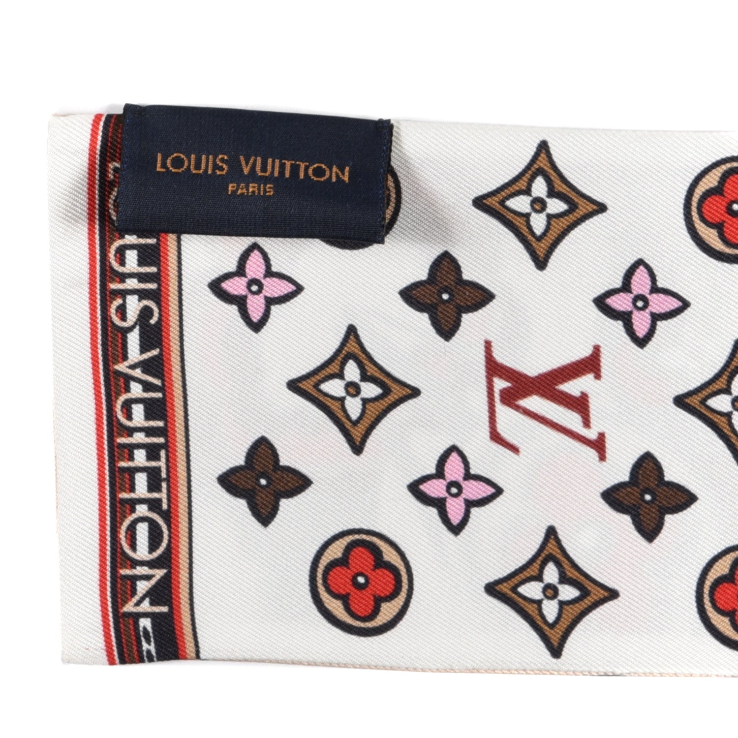 Louis Vuitton Silk Street Monogram Bandeau Beige 3 of 3