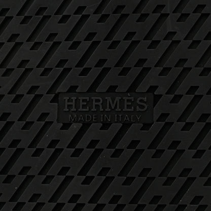 Hermes Suede Goatskin Woolskin Mens Chypre Sandals 43 Brun Fume Ecru 8 of 9