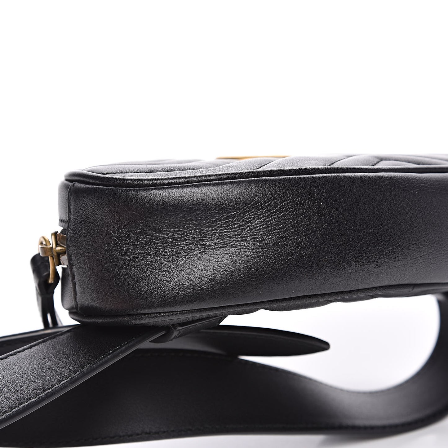 Calfskin Matelasse GG Marmont Belt Bag 85 34 Black