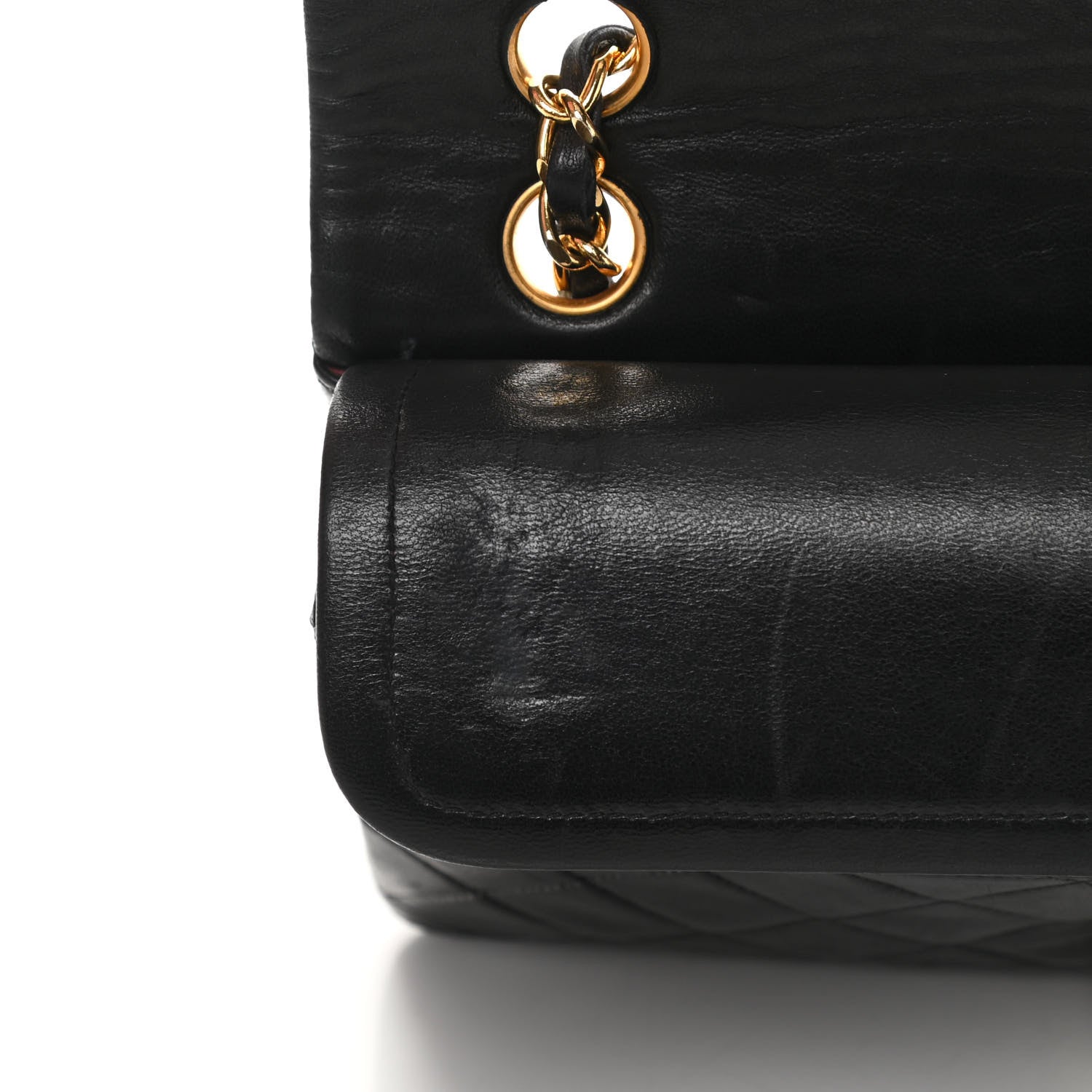 Chanel Lambskin Quilted Small Double Flap Black 12 of 17