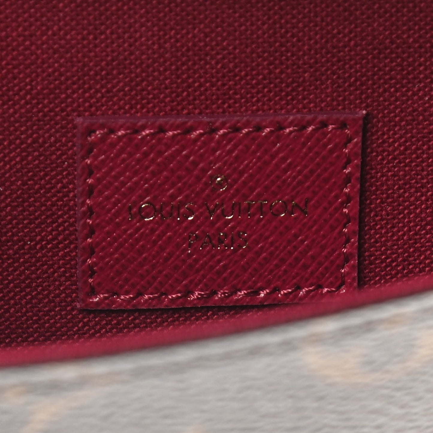 Monogram Pochette Felicie Chain Wallet Fuchsia