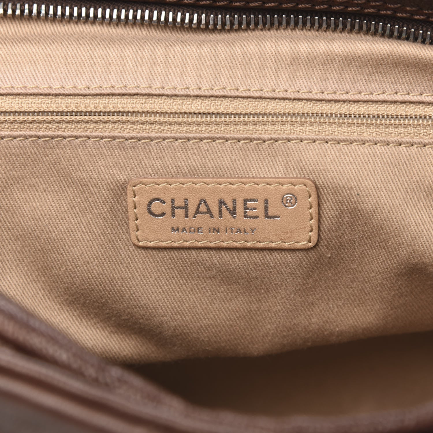 Chanel Calfskin Diamond Stitch Small Tote Dark Brown 5 of 11