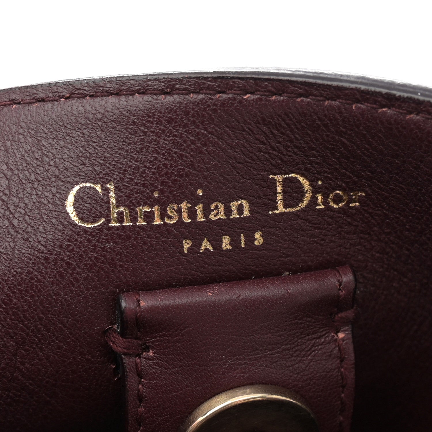 Christian Dior Bullcalf Medium Diorissimo Tote Red 7 of 12