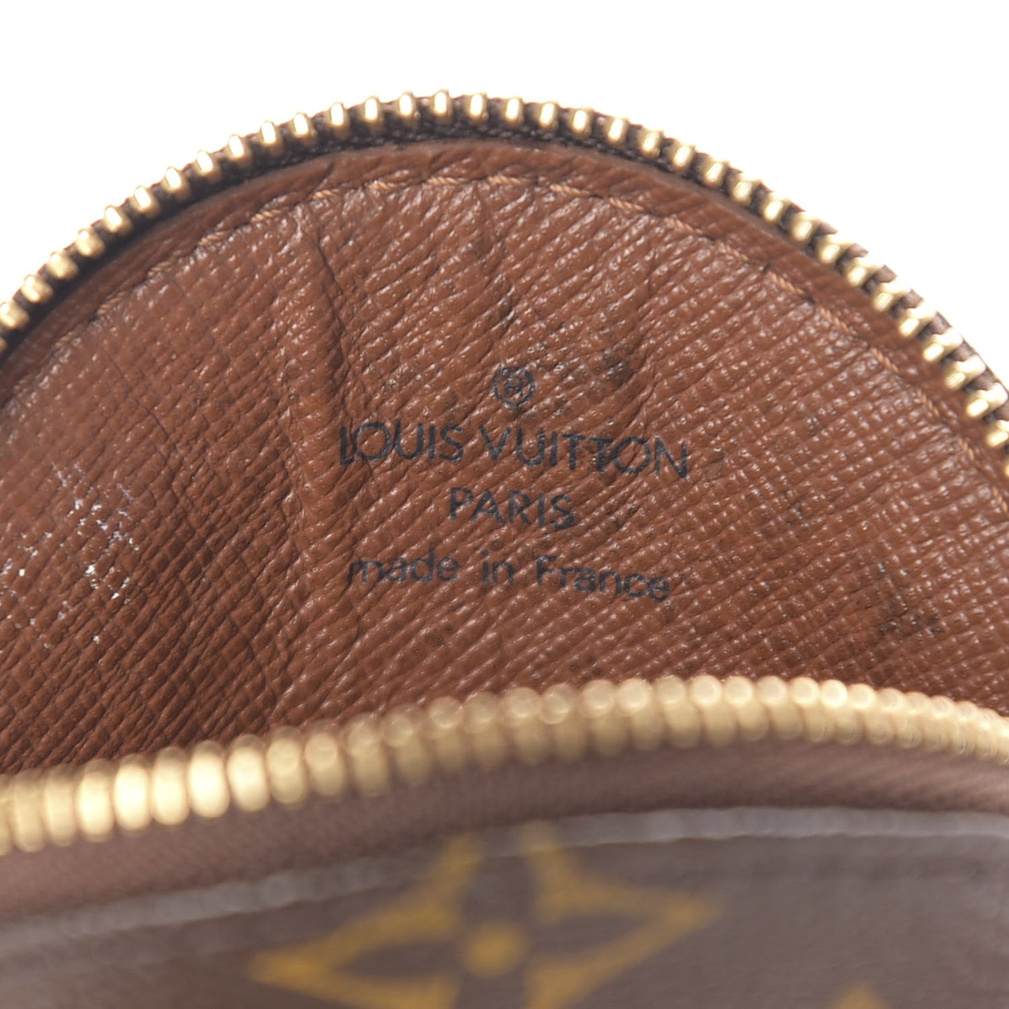 Monogram Round Coin Purse