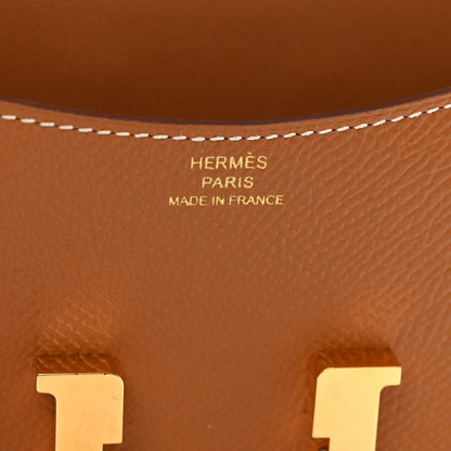 Hermes Epsom Constance Slim Wallet Gold 7 of 10