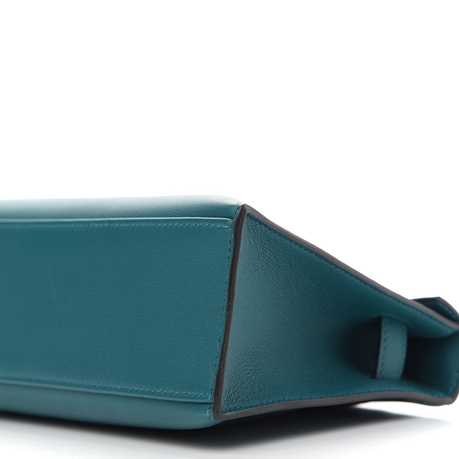 Hermes Swift Kelly Pochette Clutch Vert Bosphore 17 of 17