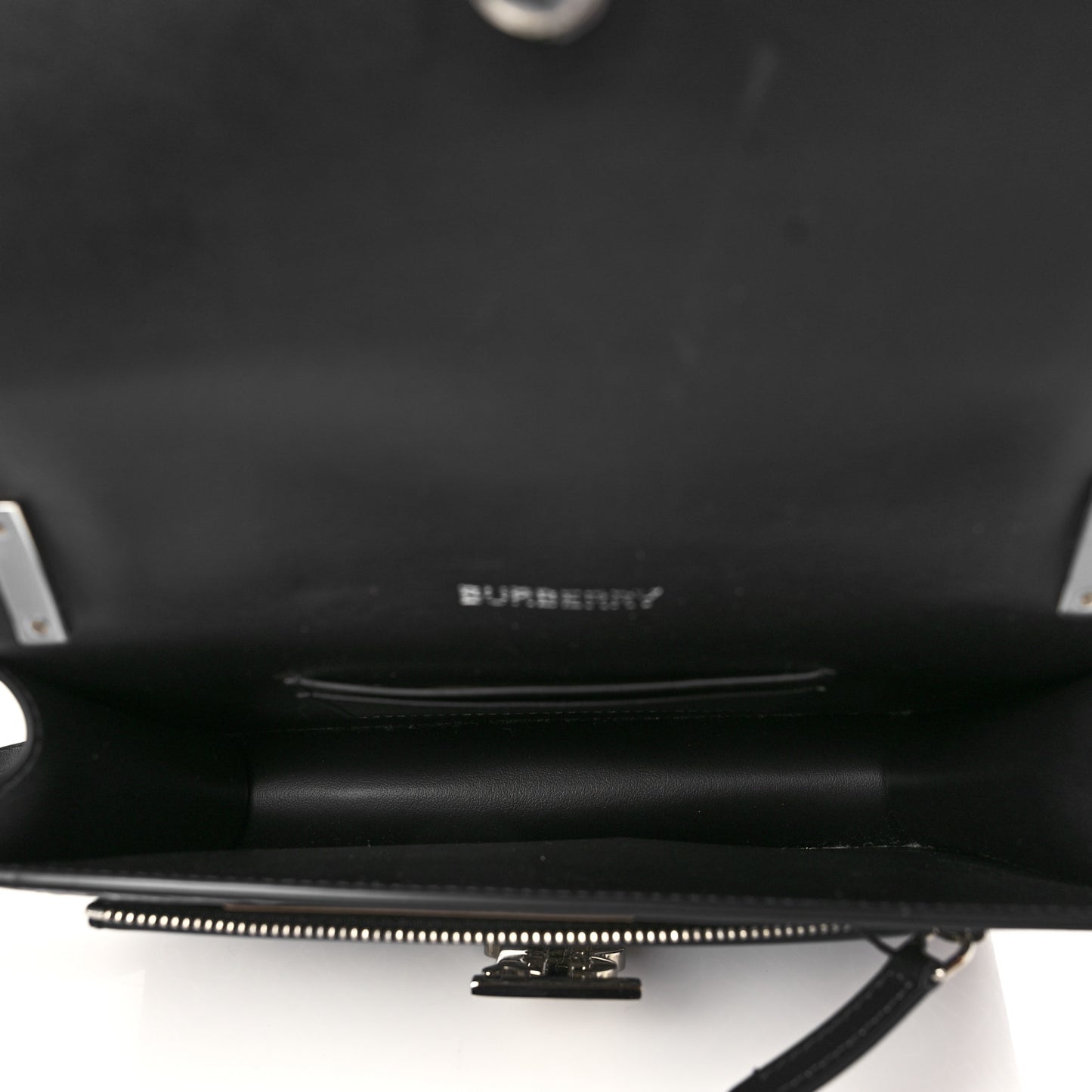 Calfskin Monogram TB Bag Black White