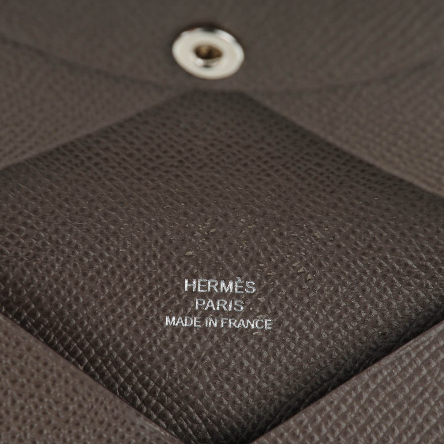 Epsom Calvi Card Case Etain