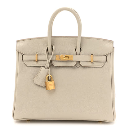 Hermes Togo Birkin 25 Beton 1 of 10