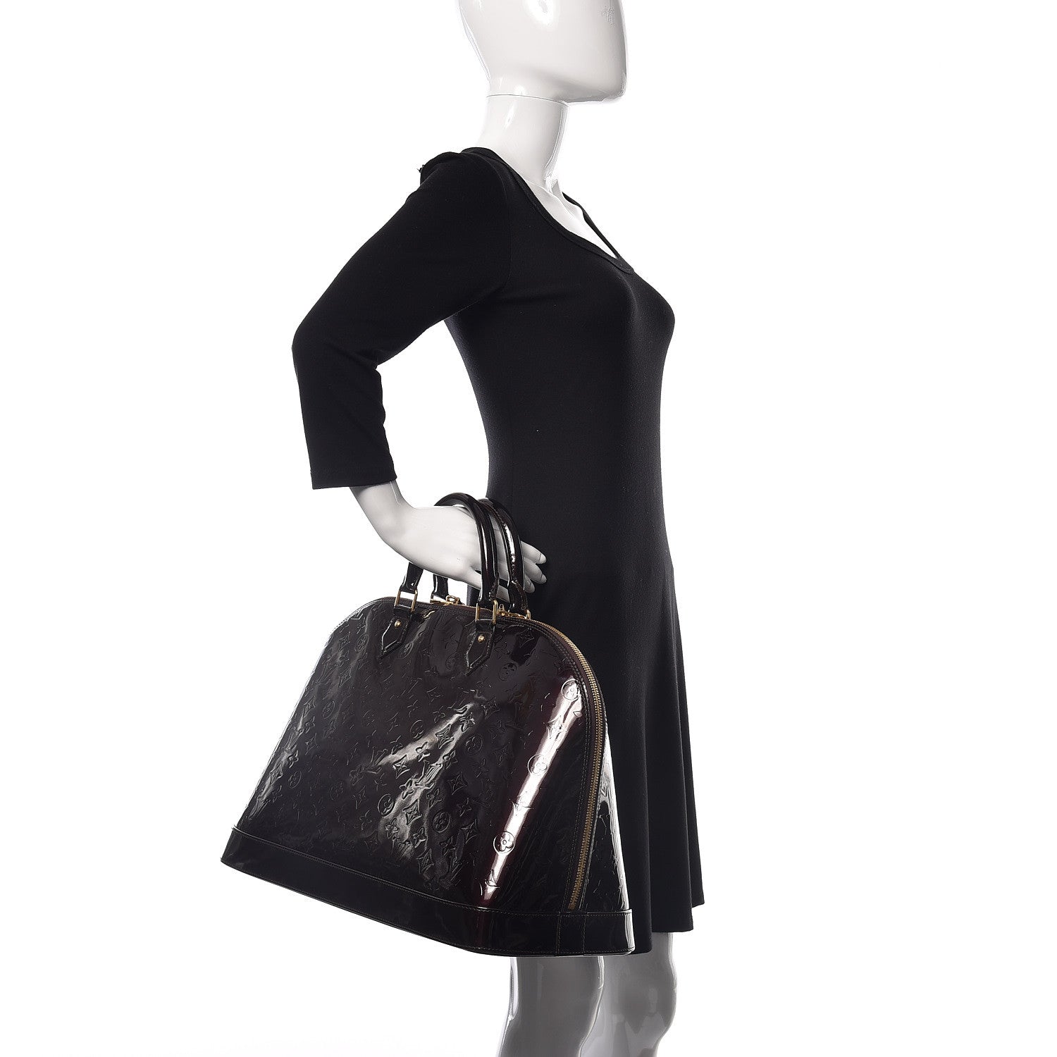 Louis Vuitton Vernis Alma GM Amarante 2 of 8