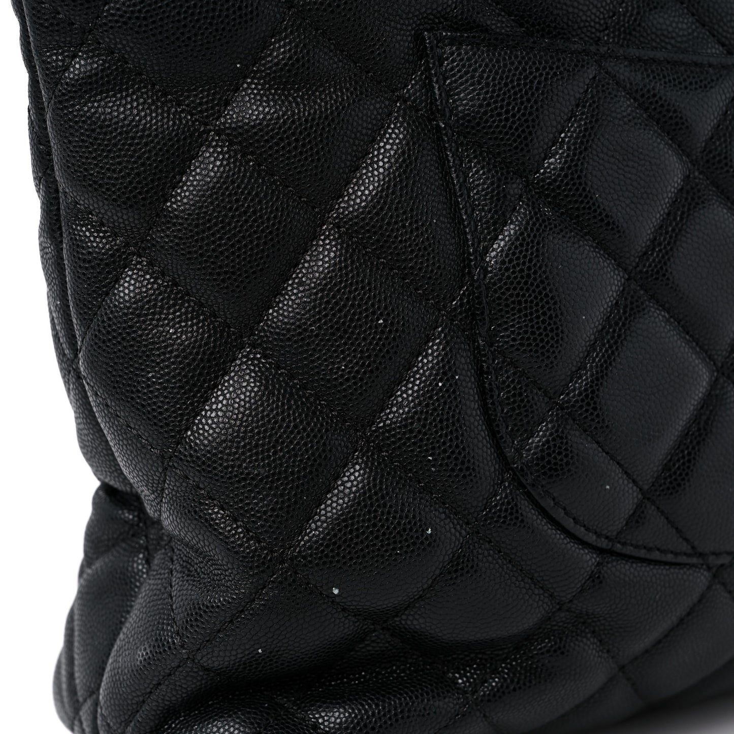 Caviar Quilted Urban Delight Tote Black