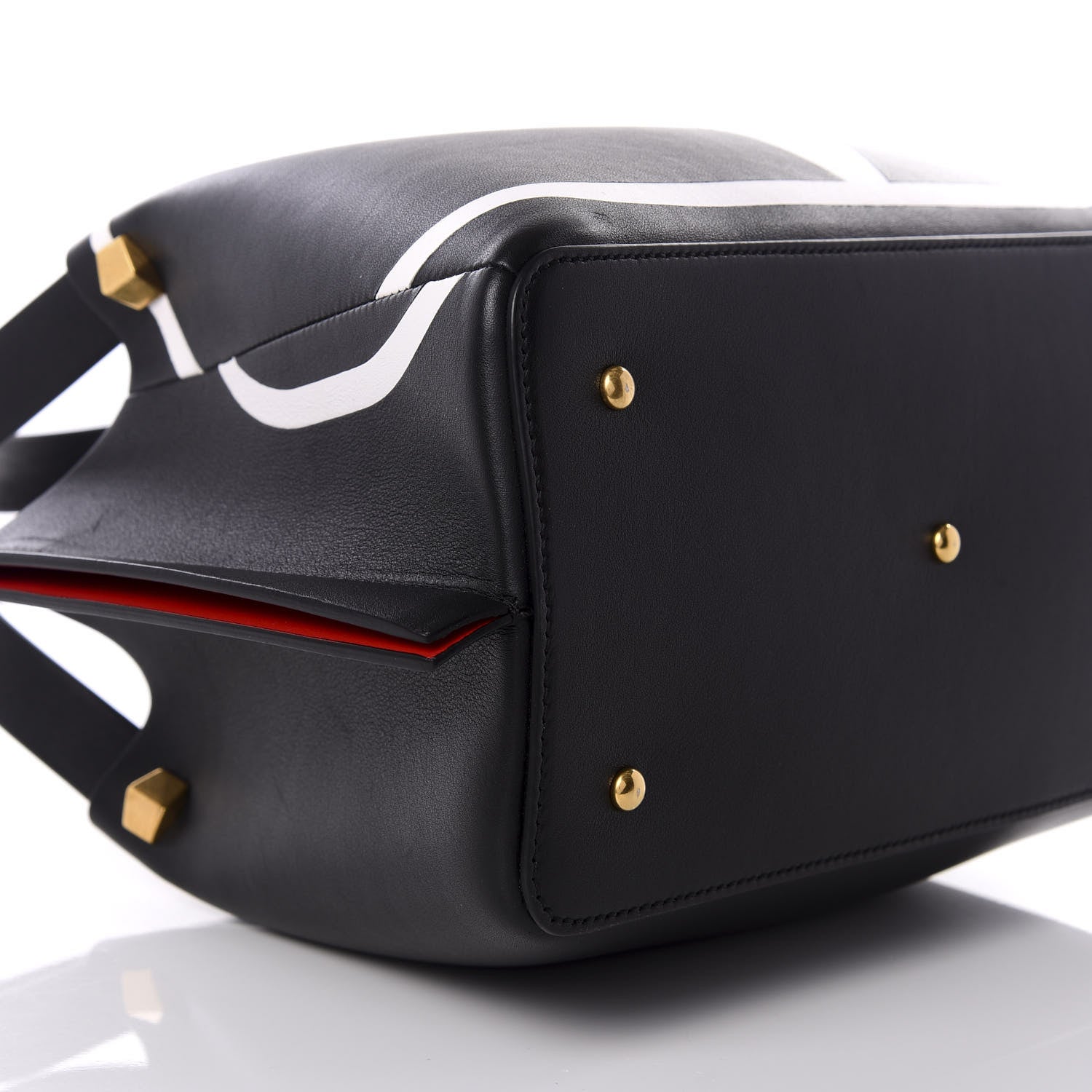 Valentino Garavani Nappa VLogo Small Escape Tote Black 5 of 8