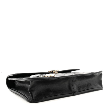 Chanel Aged Calfskin Charms Flap Bag Black 4 of 10