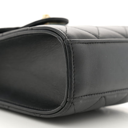 Chanel Lambskin Quilted Extra Mini Wallet On Chain WOC Black 9 of 11