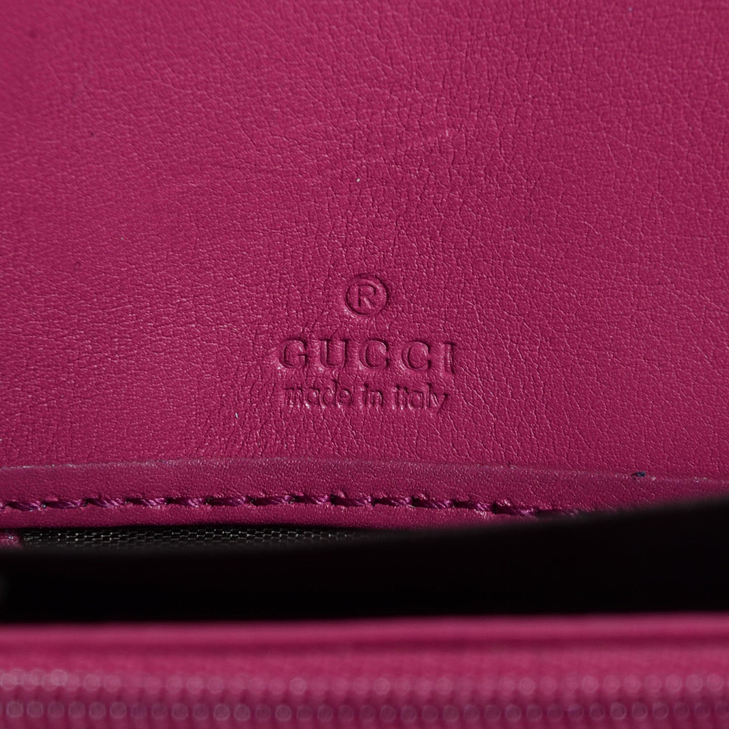 Patent Soho Zip Around Wallet Bright Bougainvillea