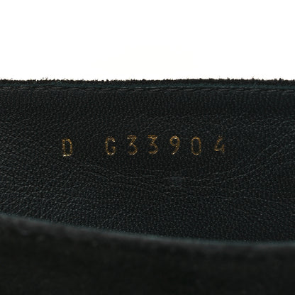 Chanel Suede CC Tall Boots 36 Black 6 of 8