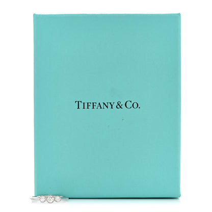 Tiffany Platinum Diamond Three Stone Milgrain Ring 54 7 5 of 5