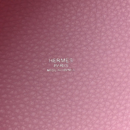 Hermes Taurillon Clemence Picotin Lock 18 PM Mauve Sylvestre 6 of 10