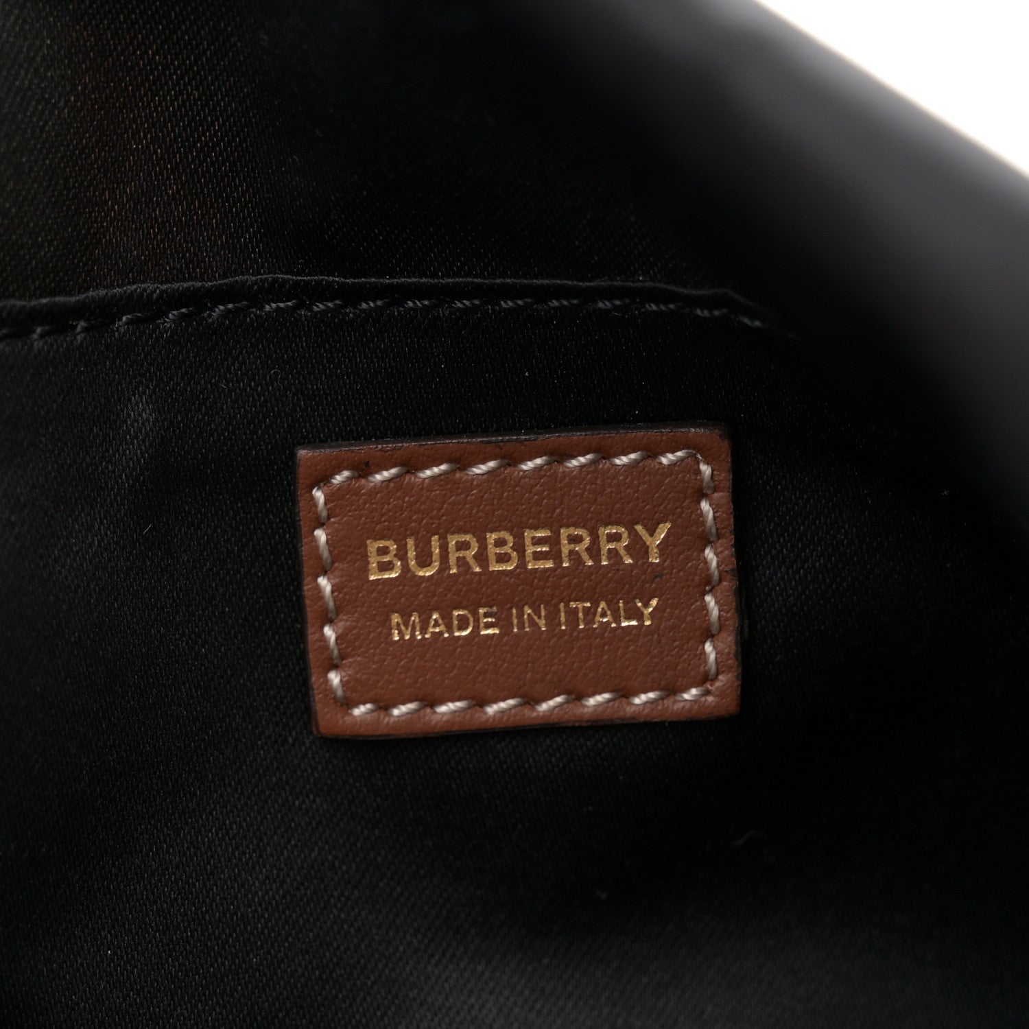 Burberry Satin Mythical Alphabet Drawstring Pouch Orange Black White 6 of 10