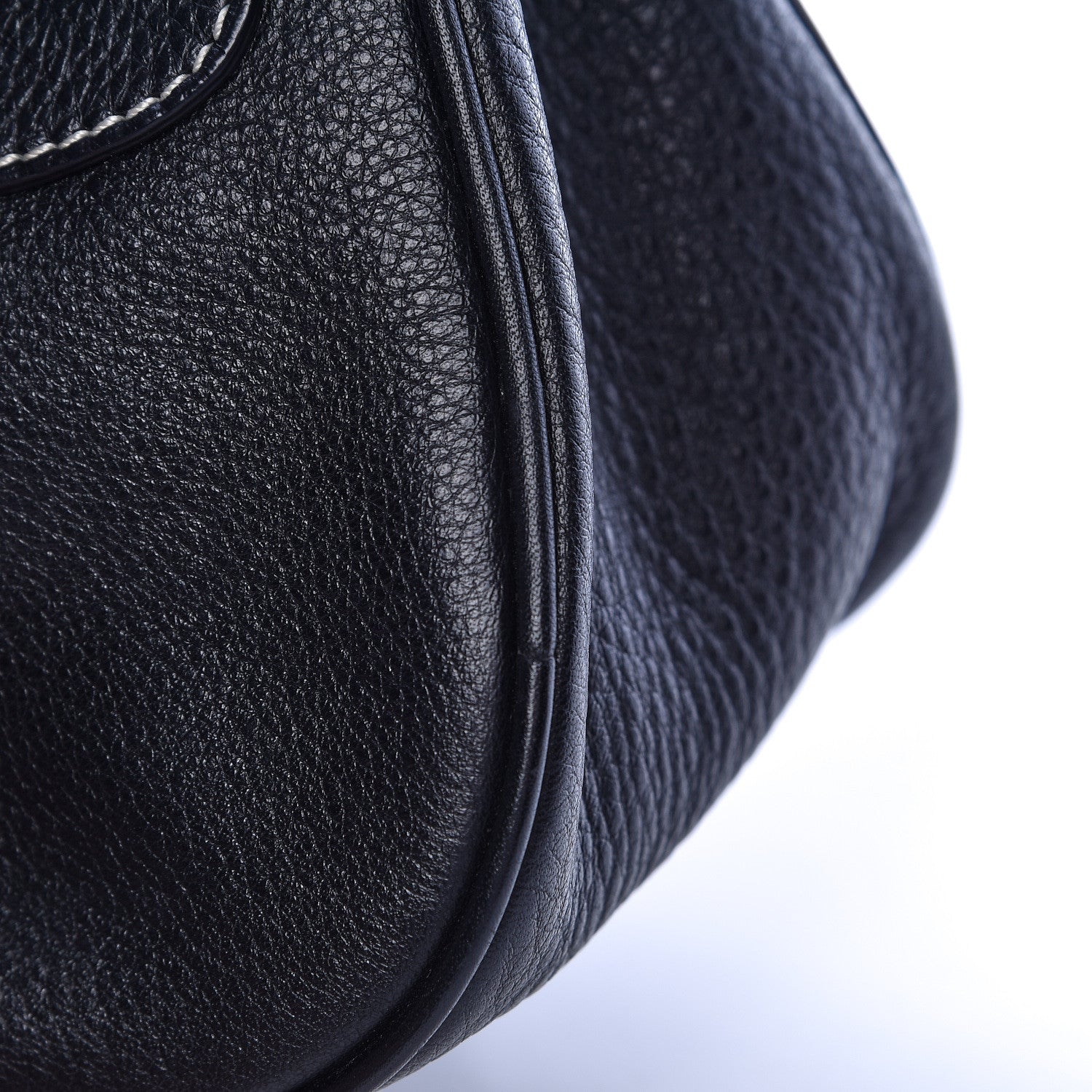 Prada Vitello Daino Box Shoulder Bag Black 12 of 16