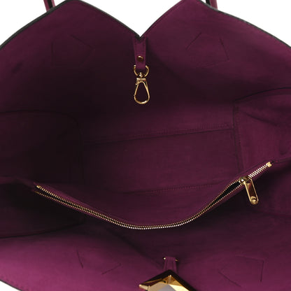 Louis Vuitton Calfskin Monogram Kimono Tote Grape 5 of 9
