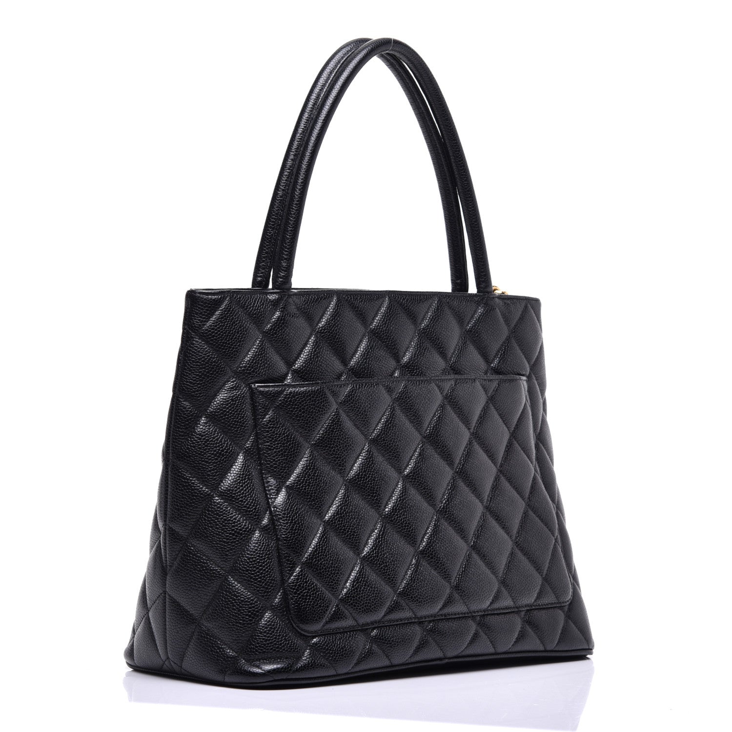 Chanel Caviar Quilted Medallion Tote Black 3 of 10