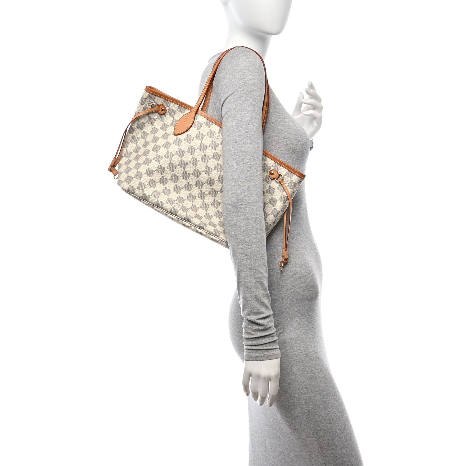 Louis Vuitton Damier Azur Neverfull PM 2 of 10
