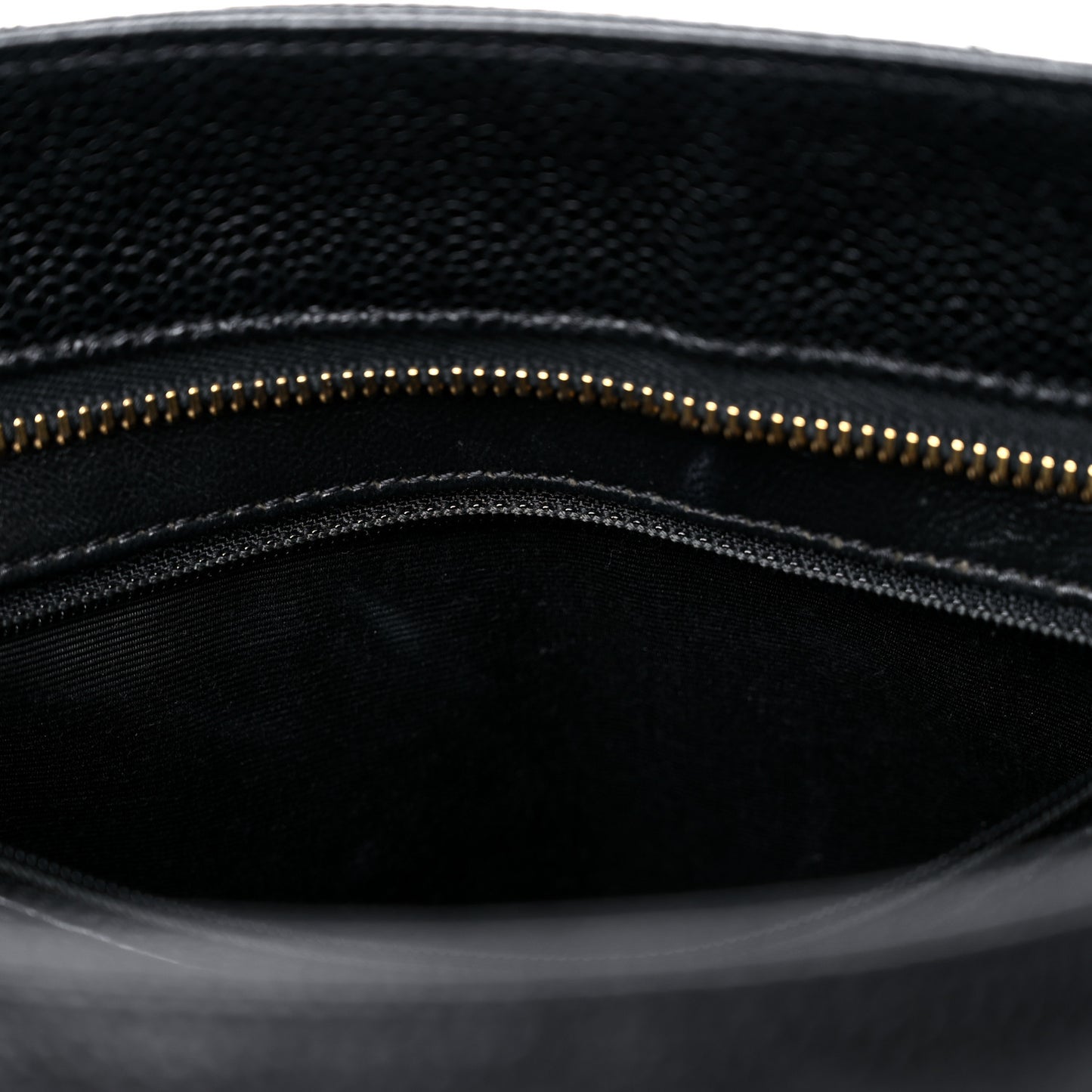 Caviar Quilted Medallion Tote Black