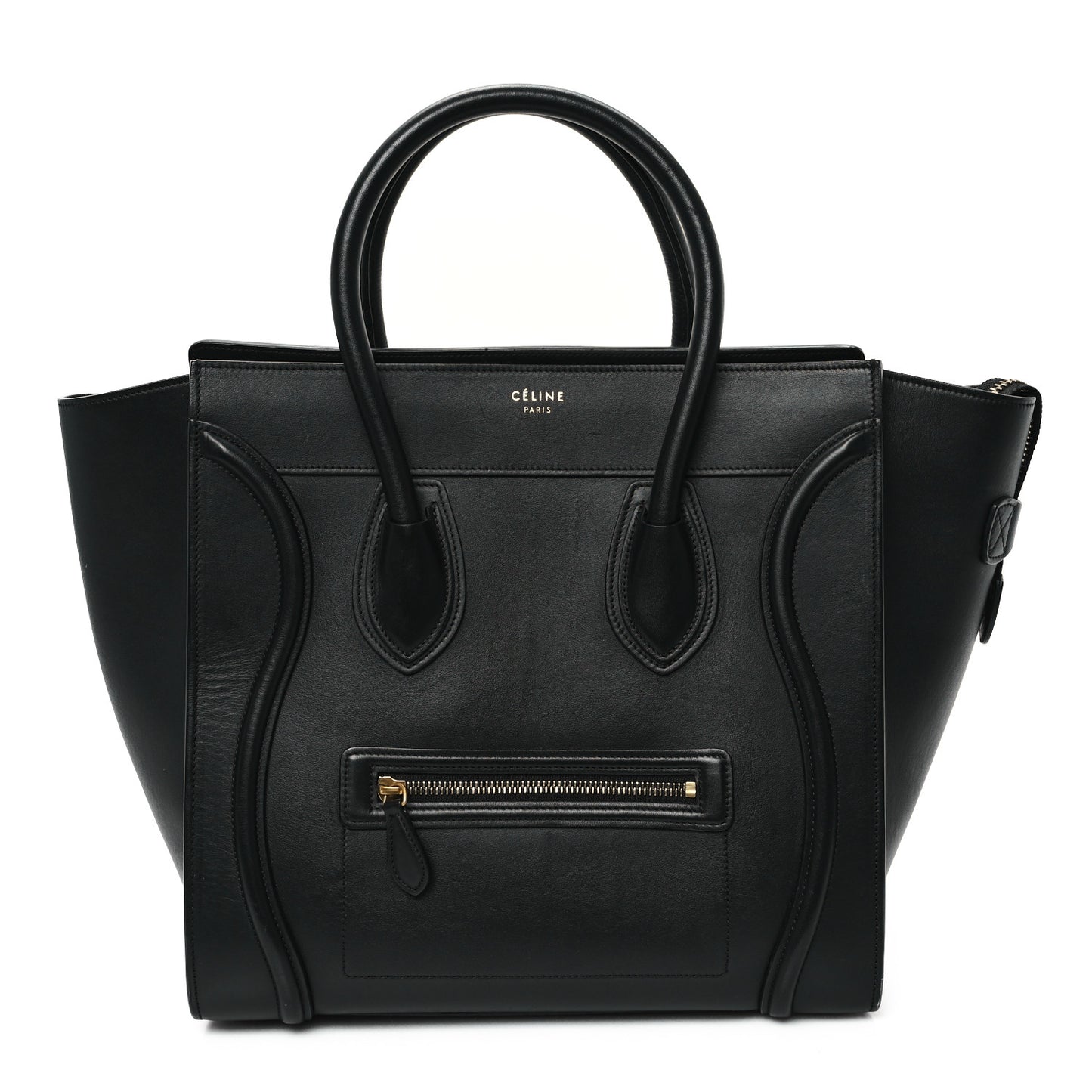 Smooth Calfskin Mini Luggage Black