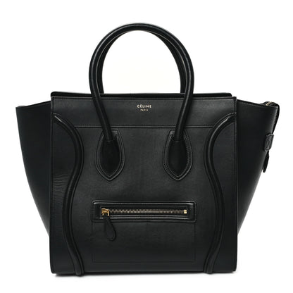 Celine Smooth Calfskin Mini Luggage Black 1 of 12