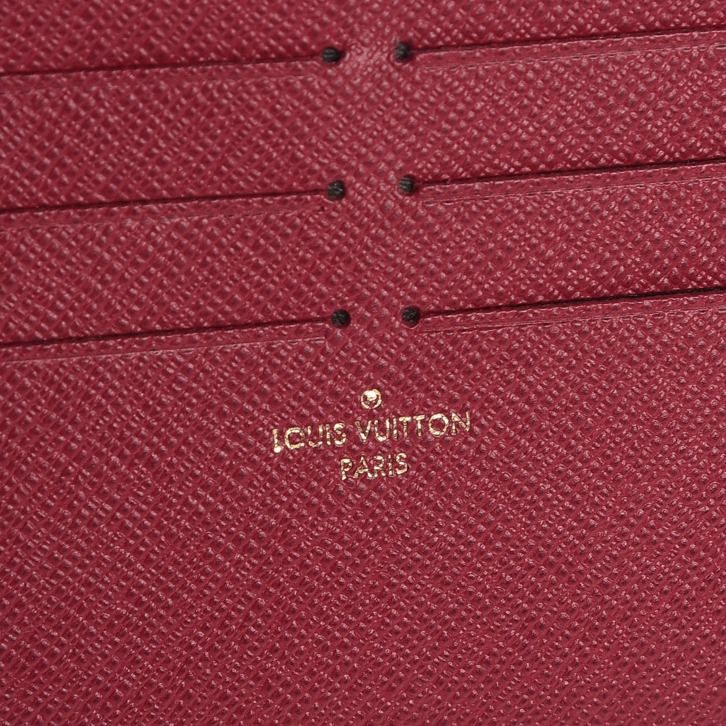 Calfskin Felicie Card Holder Insert Fuchsia