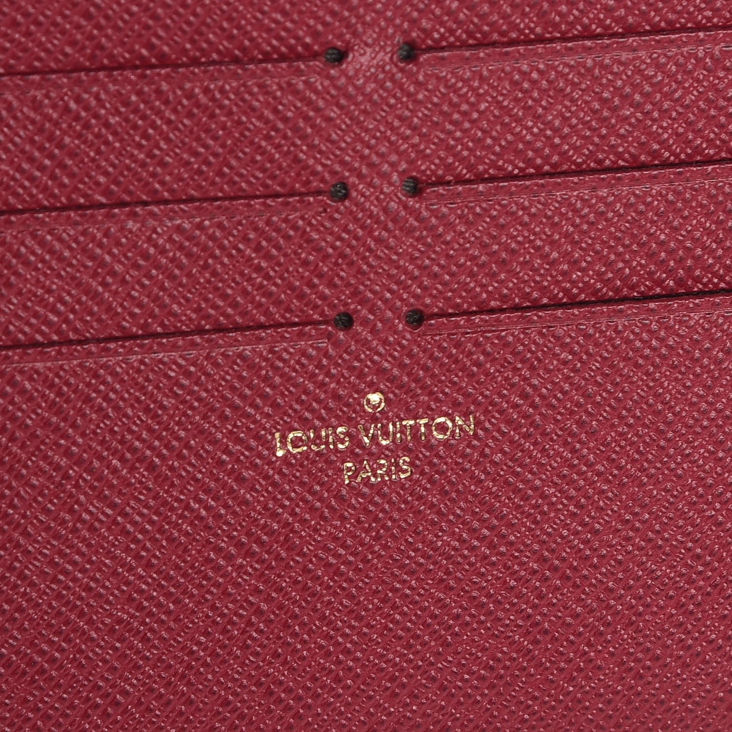 Louis Vuitton Calfskin Felicie Card Holder Insert Fuchsia 6 of 6
