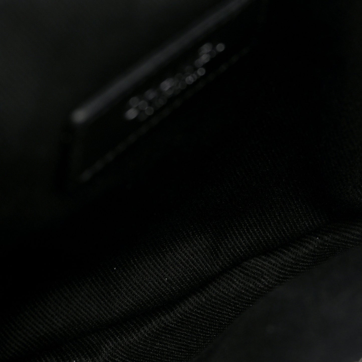 Calfskin Quilted Waist Belt Bag Black