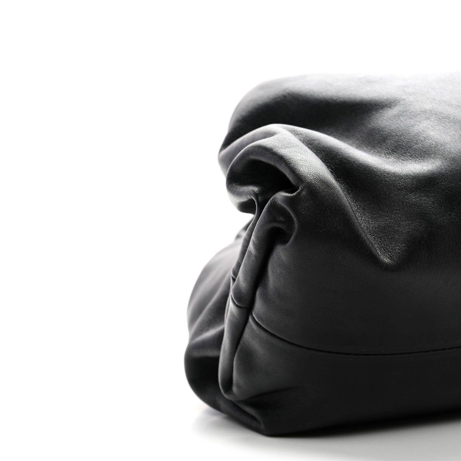 Bottega Veneta Smooth Butter Calf The Pouch Oversized Clutch Black 9 of 10
