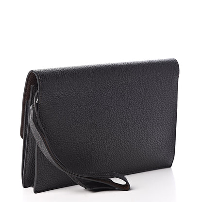 Hermes Togo Jet Clutch Black 3 of 10