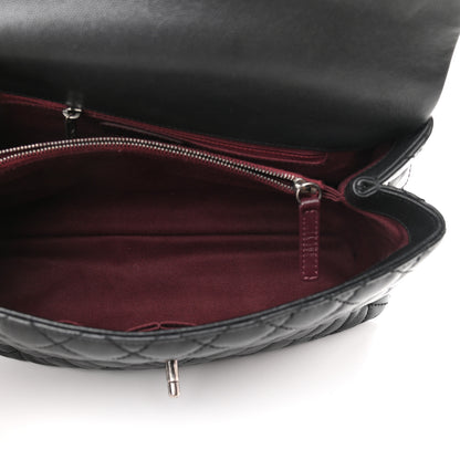 Chanel Caviar Quilted Medium Coco Handle Flap Black 5 of 9