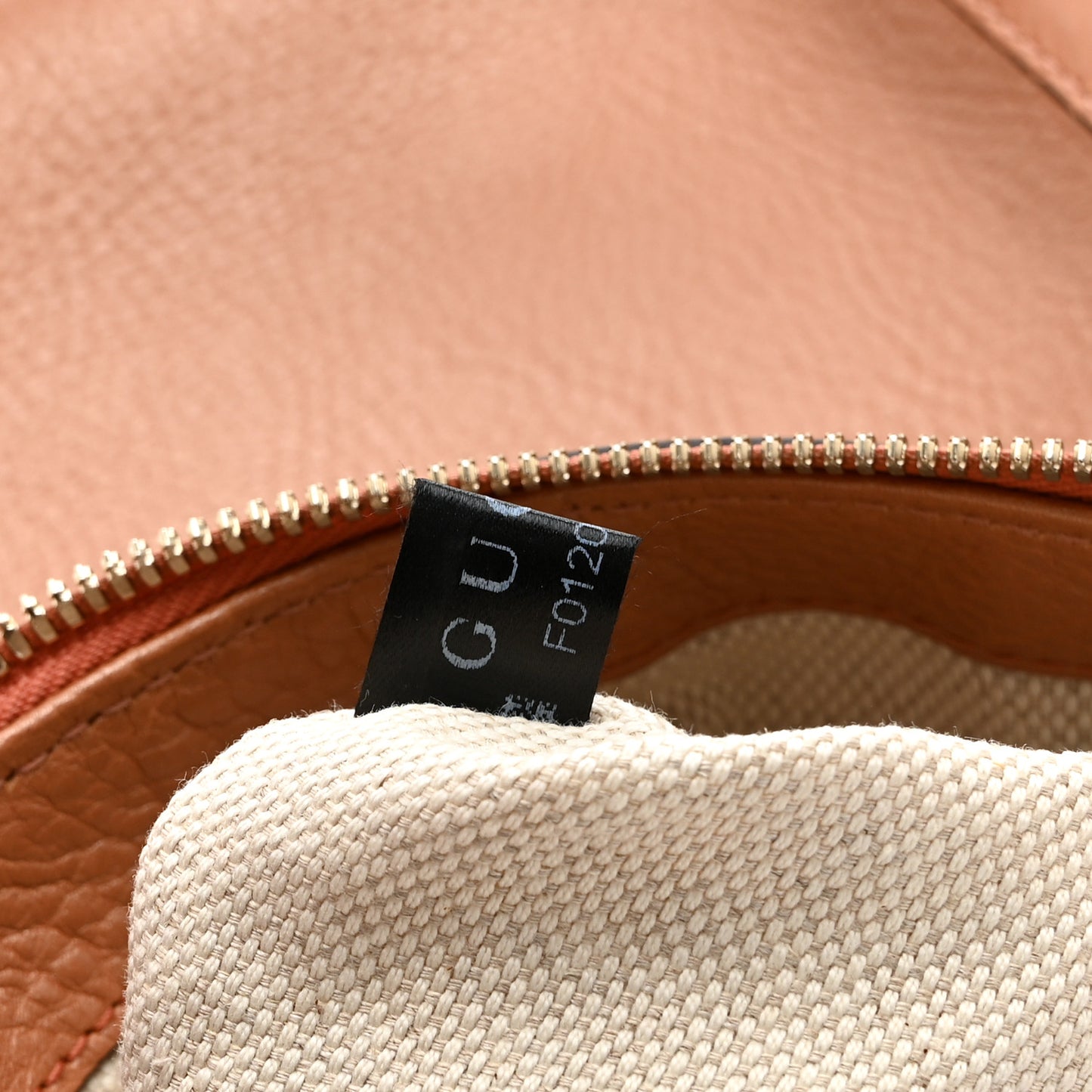 Metallic Pebbled Calfskin Small Soho Top Handle Bag Blush
