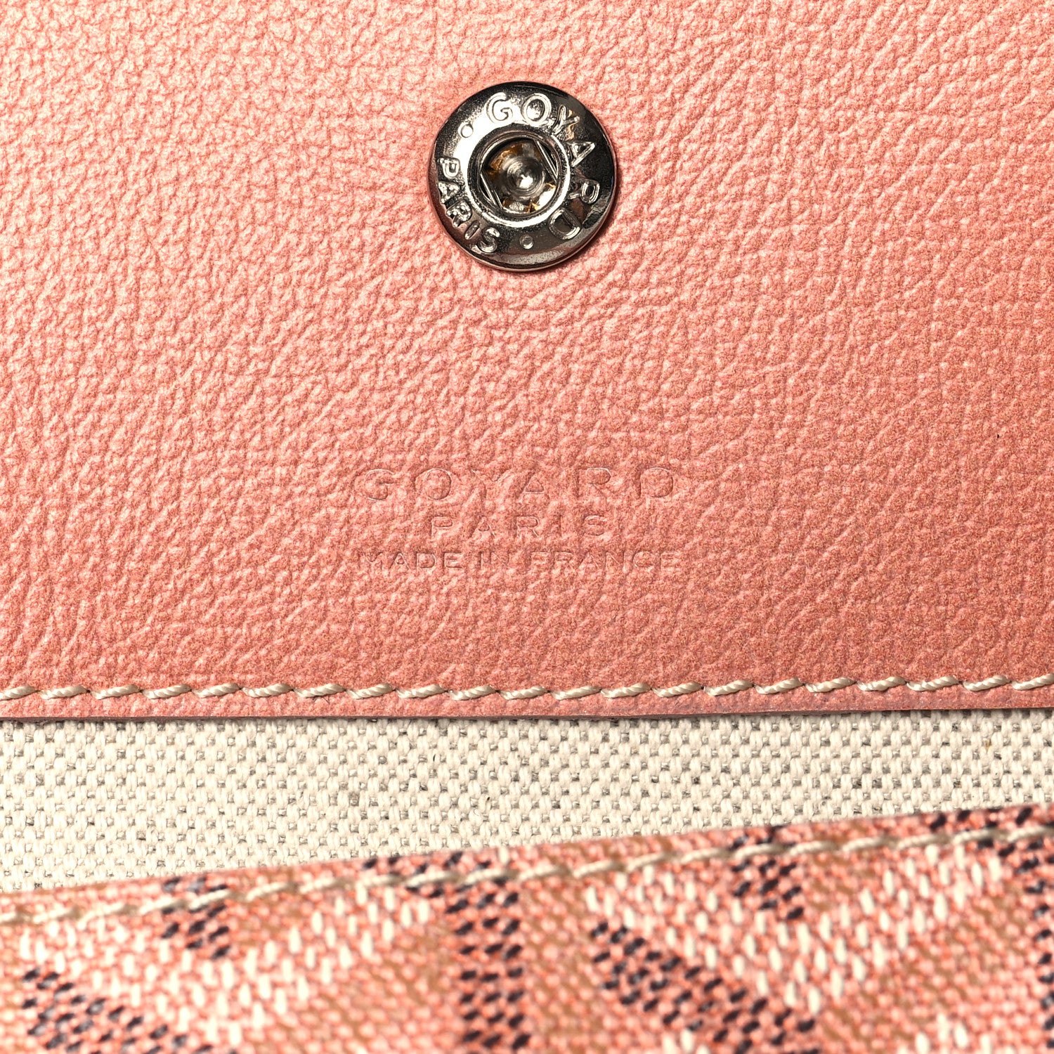 Goyard Iridescent Goyardine Saint Louis GM Pearly Coral 7 of 10