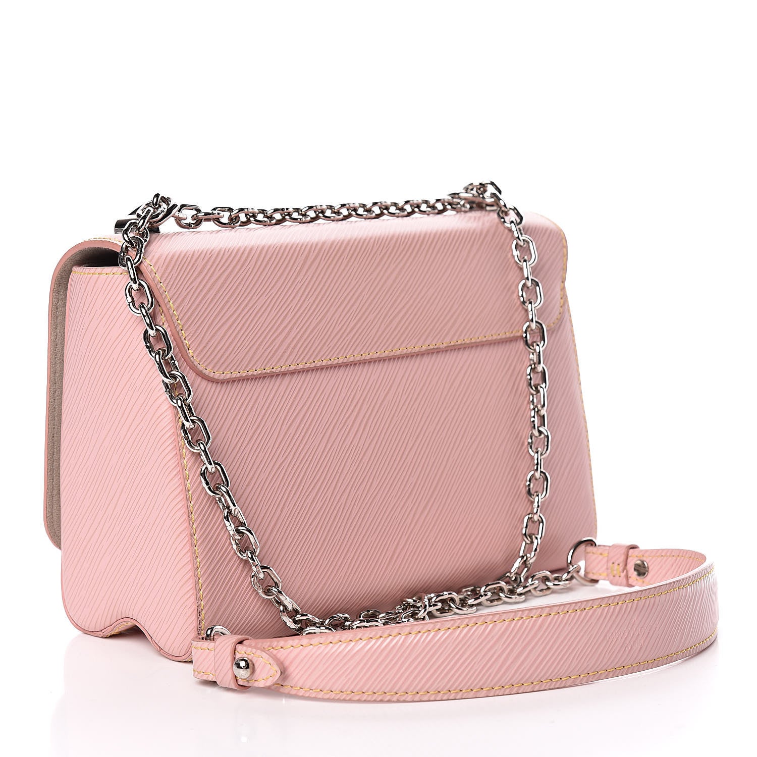 Louis Vuitton Epi Twist Shoulder Bag MM Rose Ballerine 3 of 12