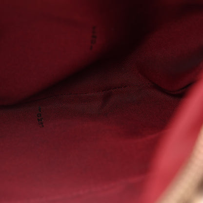 Fendi Zucchino Cuoio Chef Hobo Mogano Panna Rosso 16 of 16