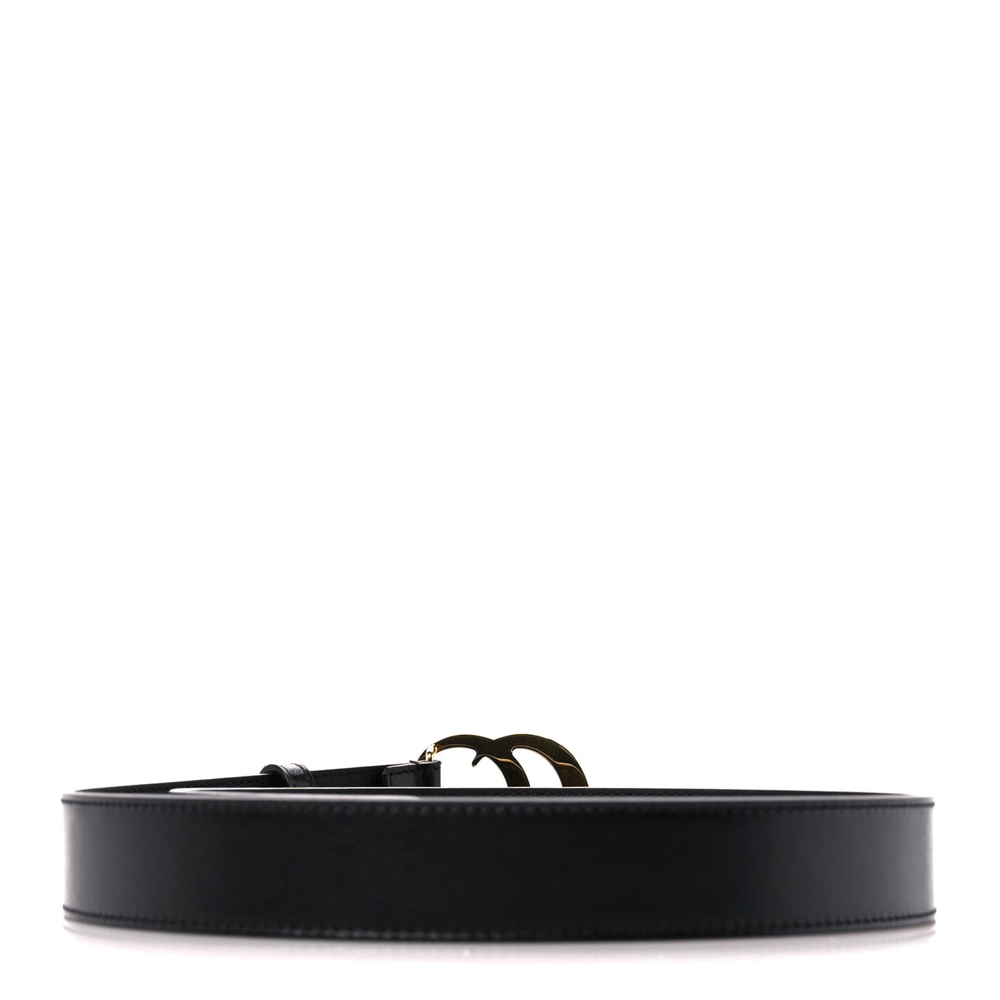 Plutone Calfskin Double G 30mm Belt 80 32 Black