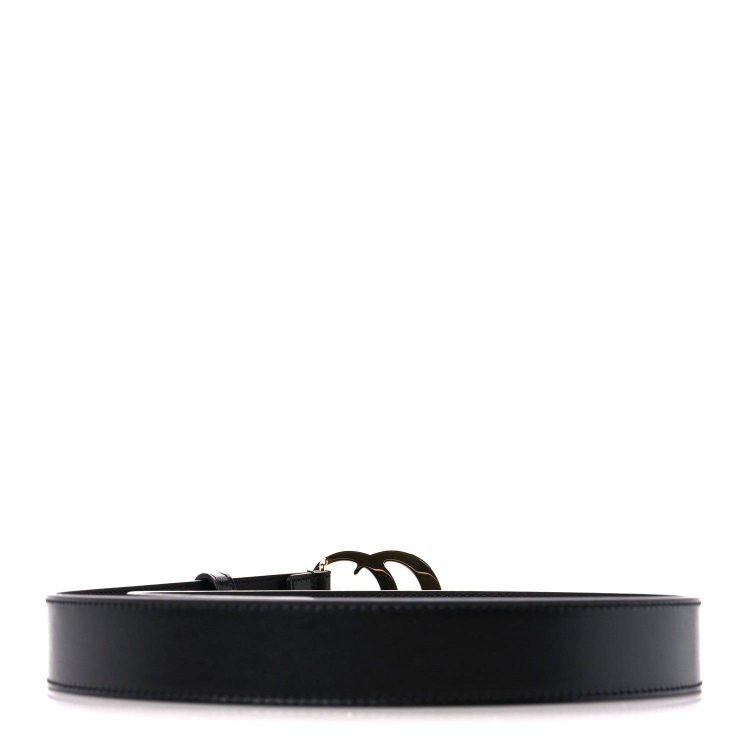 Gucci Plutone Calfskin Double G 30mm Belt 80 32 Black 2 of 5