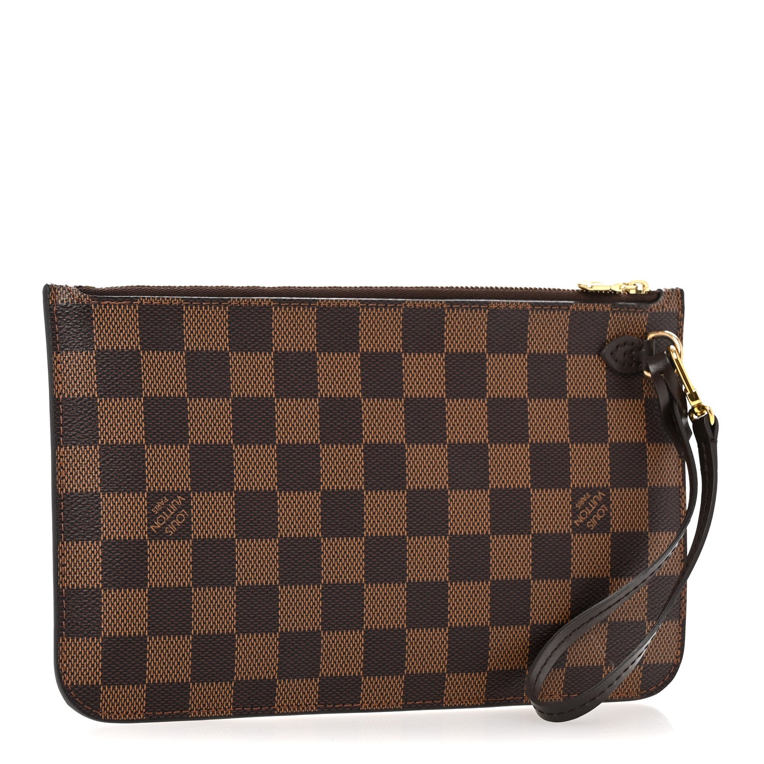 Louis Vuitton Damier Ebene Neverfull MM GM Pochette 3 of 9