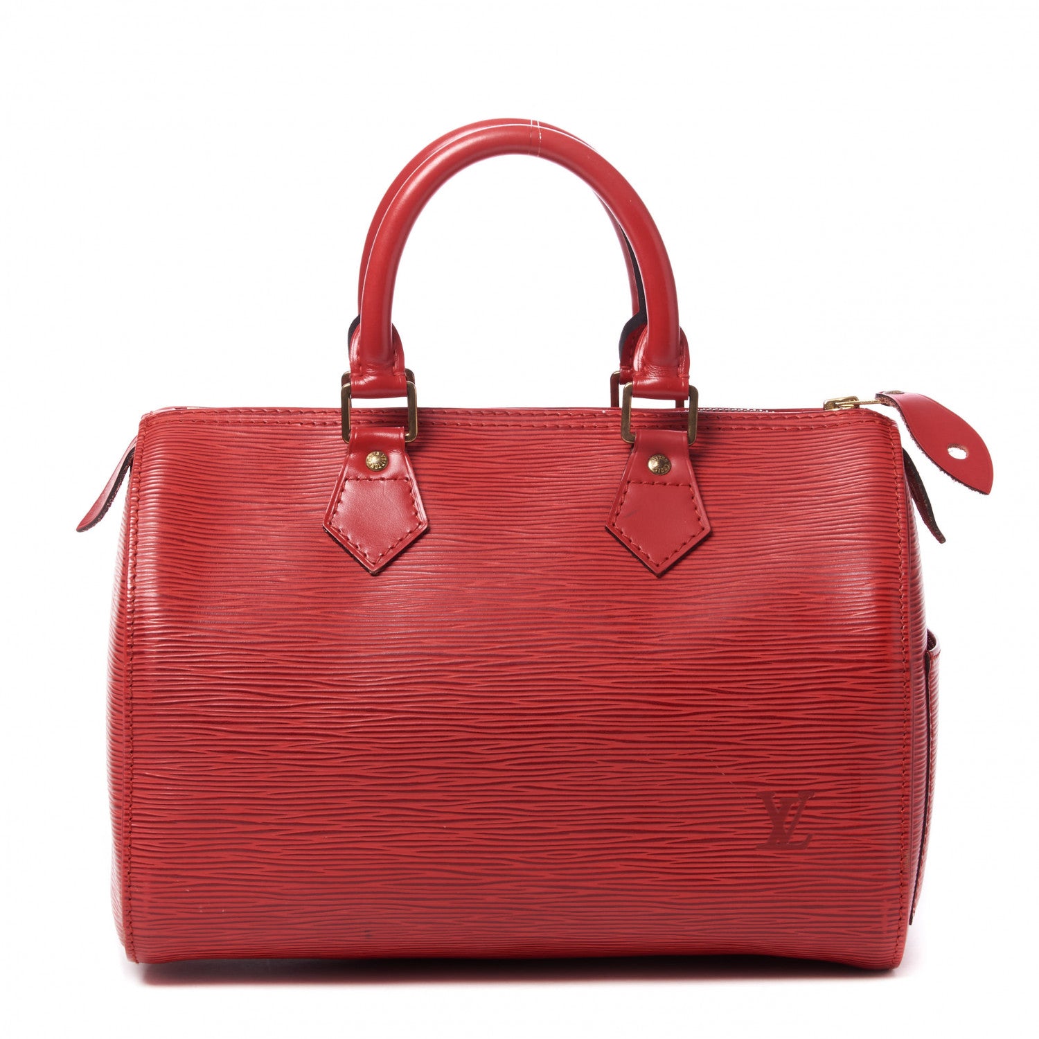 Louis Vuitton Epi Speedy 25 Castillan Red 1 of 10