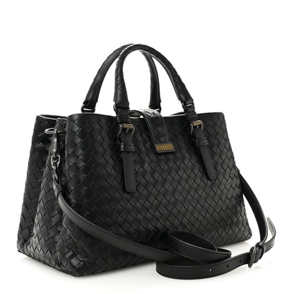 Bottega Veneta Nappa Intrecciato Medium Roma Tote Black 4 of 11