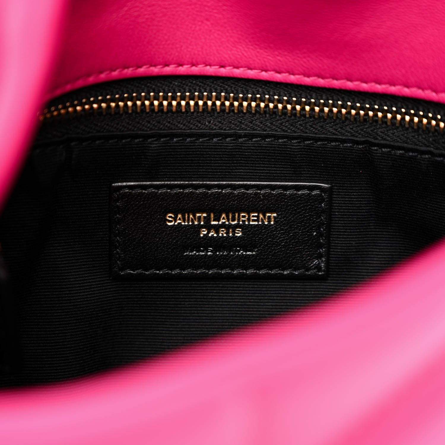 Saint Laurent Lambskin Quilted Toy Loulou Puffer Monogram Chain Satchel Bubblegum 6 of 11