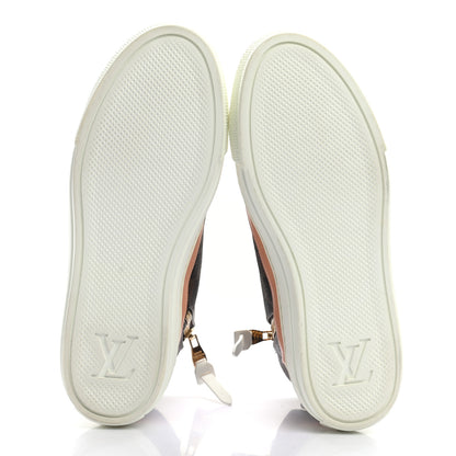 Louis Vuitton Damier Ebene Stellar High Top Sneakers 35 Venus Pink 5 of 7