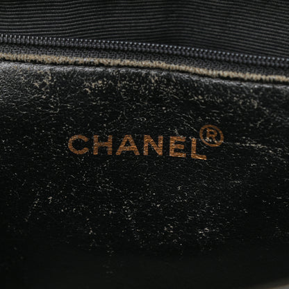 Chanel Patent Quilted Grand Shopping Tote GST Black 6 of 14
