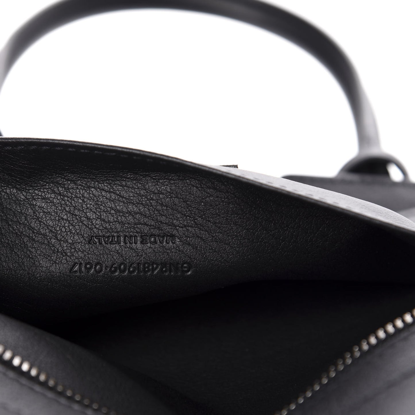 Smooth Calfskin Studded Baby Monogram Downtown Cabas Black