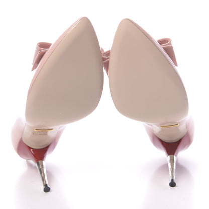 Gucci Patent GG Bow Sadie Spike High Heel Pumps 38 Perfect Pink 5 of 9